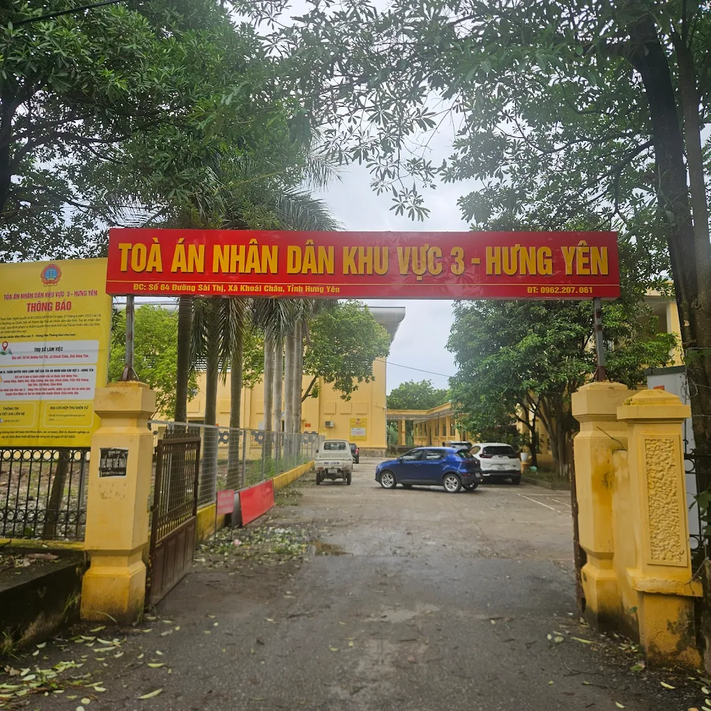 Tòa án nhân dân khu vực 3 tỉnh Hưng Yên